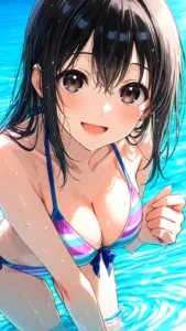 水浴びを共に